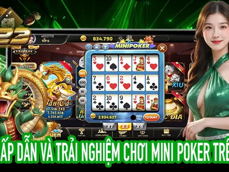 Giao diện trò chơi B52 game bài đổi thưởng online