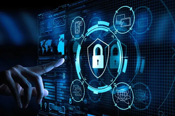 Biểu tượng lá chắn bảo mật, tượng trưng cho sự an toàn và uy tín của nền tảng B52 game bài đổi thưởng online